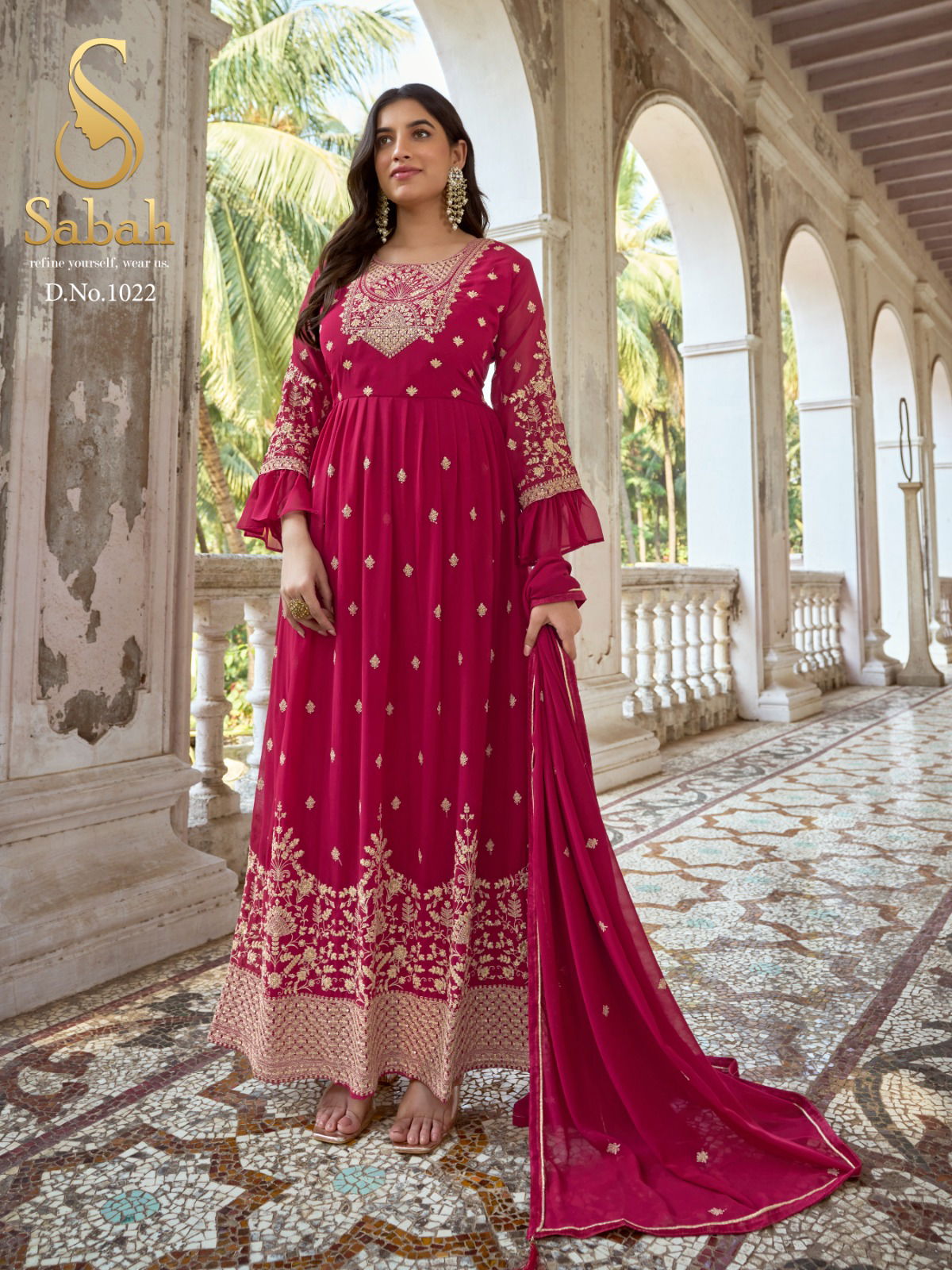 Sabah Zaina  Heavy Georgette Wholesale Wedding Salwar Suits Catalog